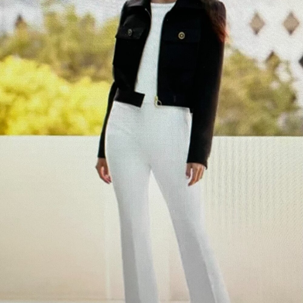 Spanx Kick Flare Classic White Women's Pant Size XL